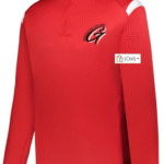 Red 1/4 Zip Long Sleeve